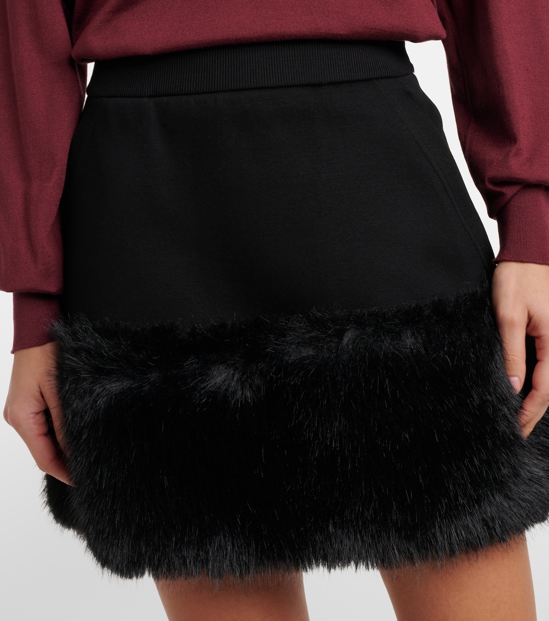 Minigonna in misto cotone | Prada