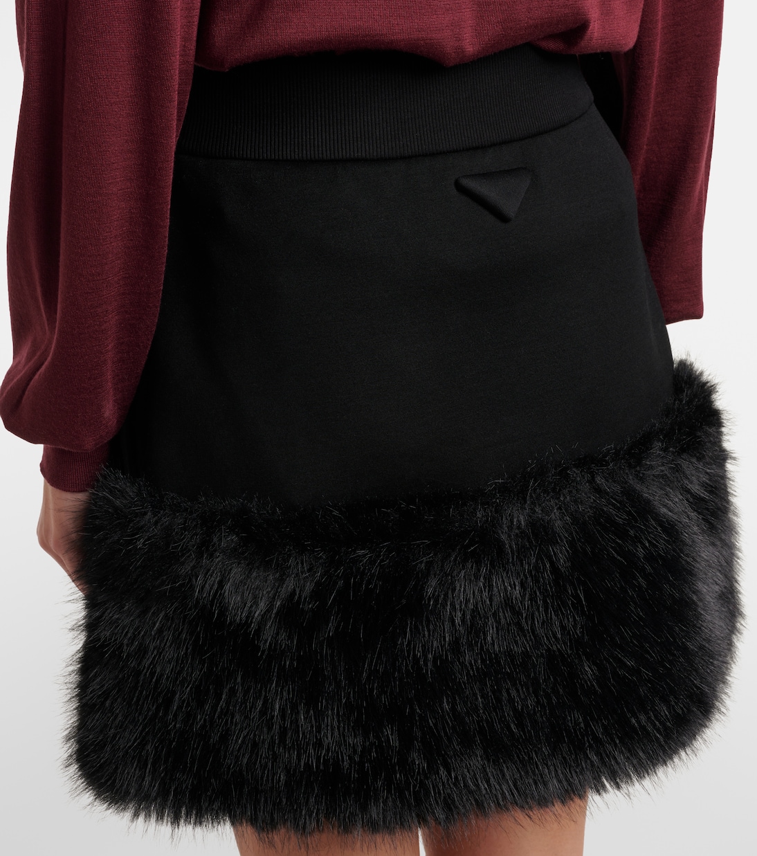 Minigonna in misto cotone | Prada