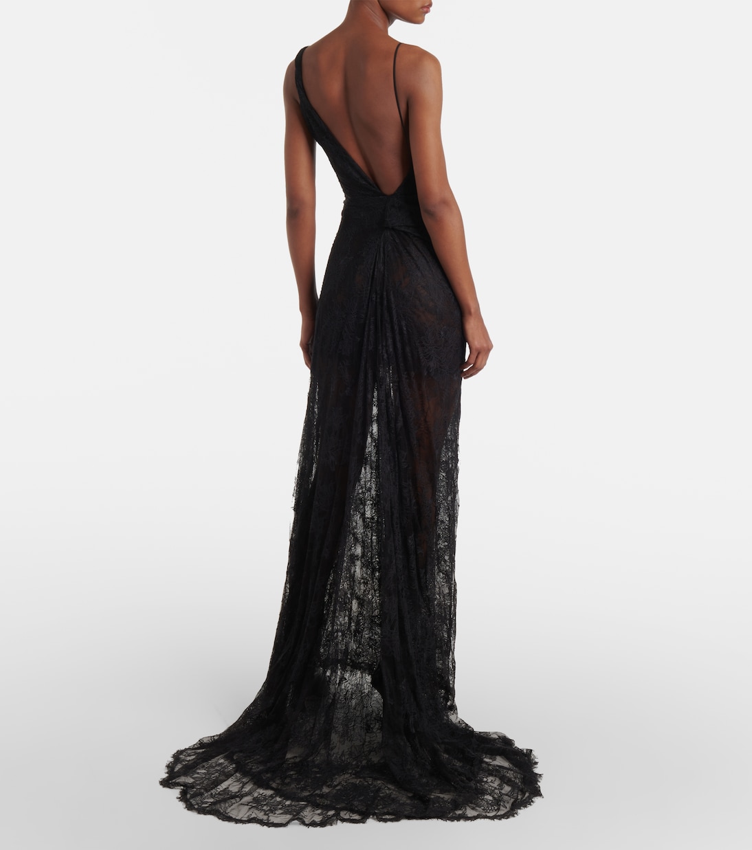 Bridal Lace Minerva semi-sheer open-back gown | Vivienne Westwood