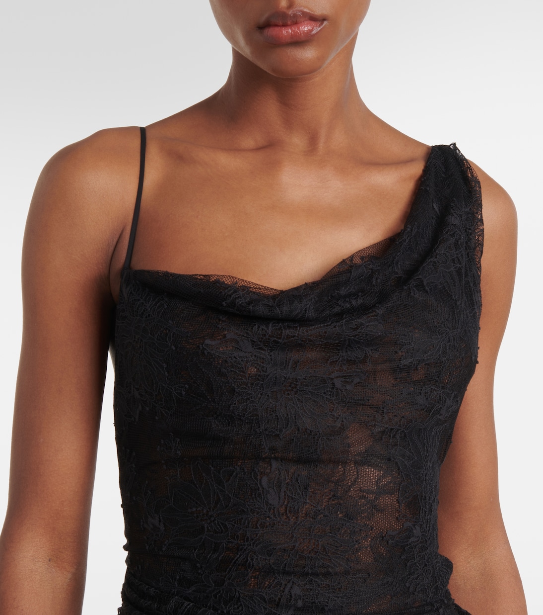 Bridal Lace Minerva semi-sheer open-back gown | Vivienne Westwood
