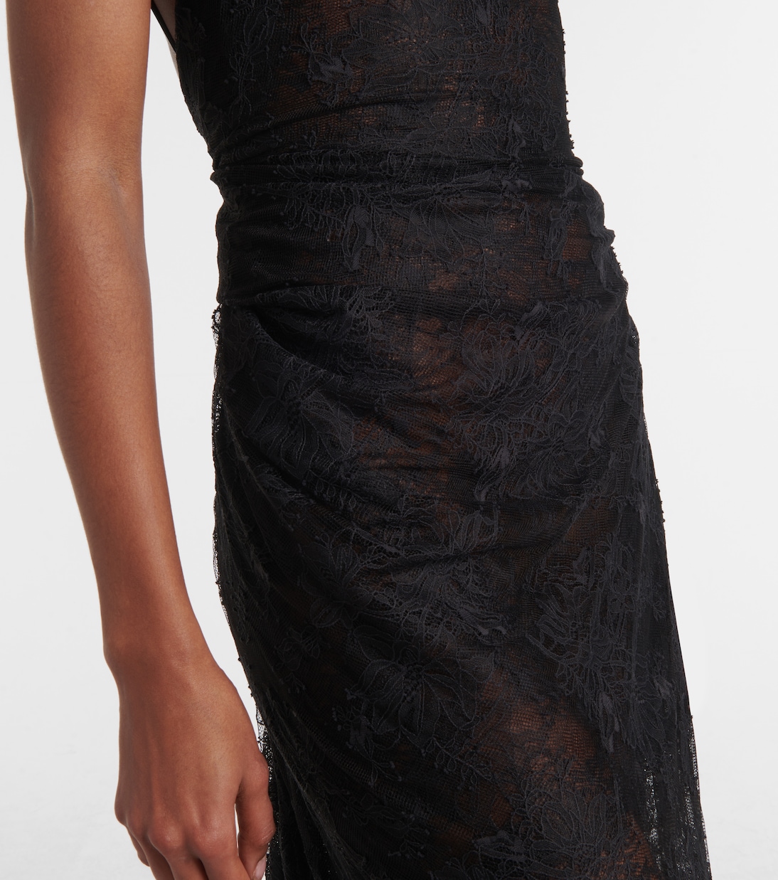 Bridal Lace Minerva semi-sheer open-back gown | Vivienne Westwood