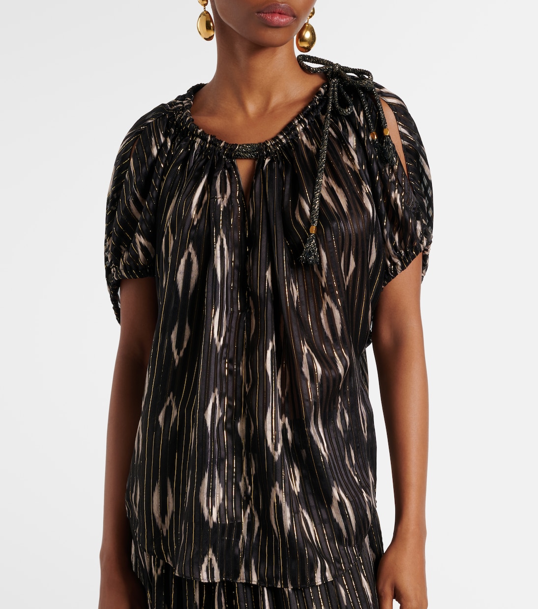 Top Sonae in misto seta con stampa | Isabel Marant
