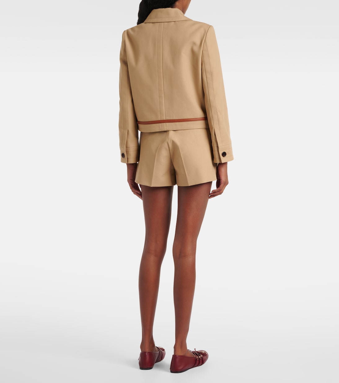 Chaqueta de dril de algodón con Horsebit | Gucci
