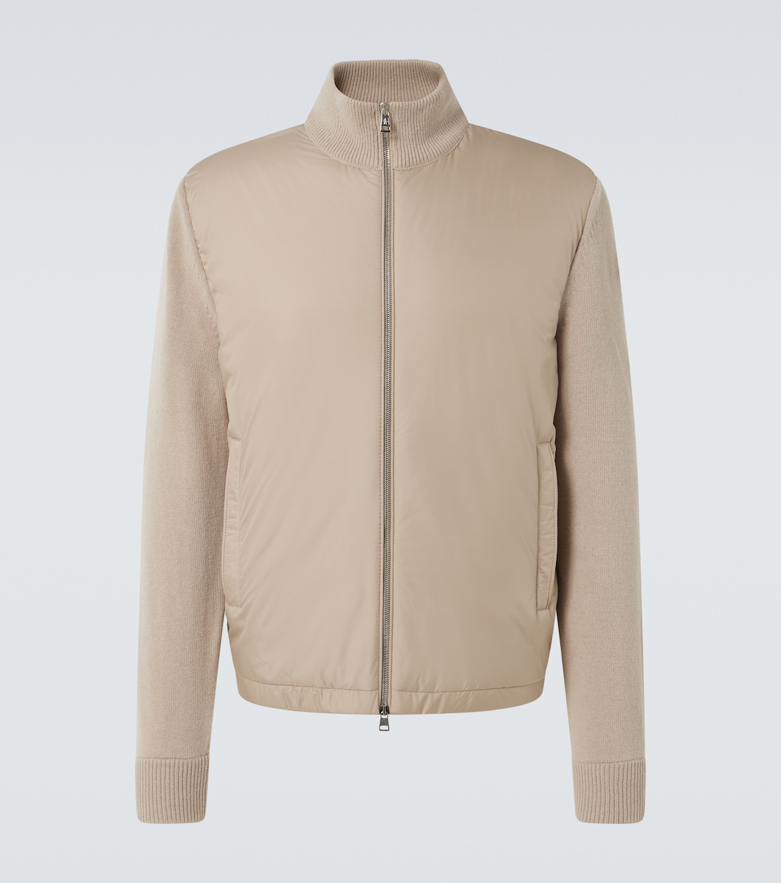 Wool and cashmere-trimmed jacket | Moncler