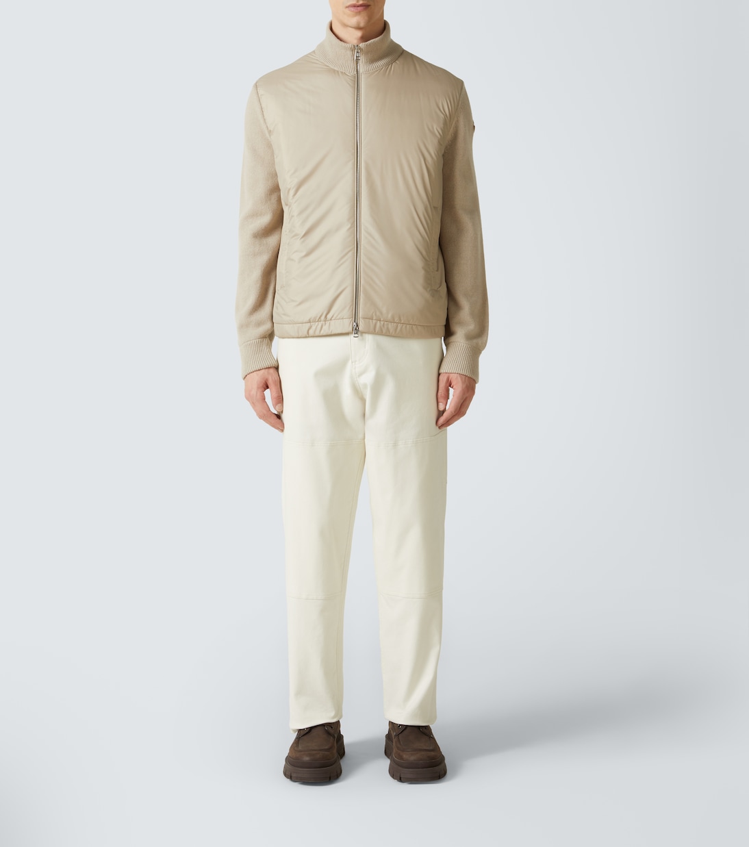 Wool and cashmere-trimmed jacket | Moncler