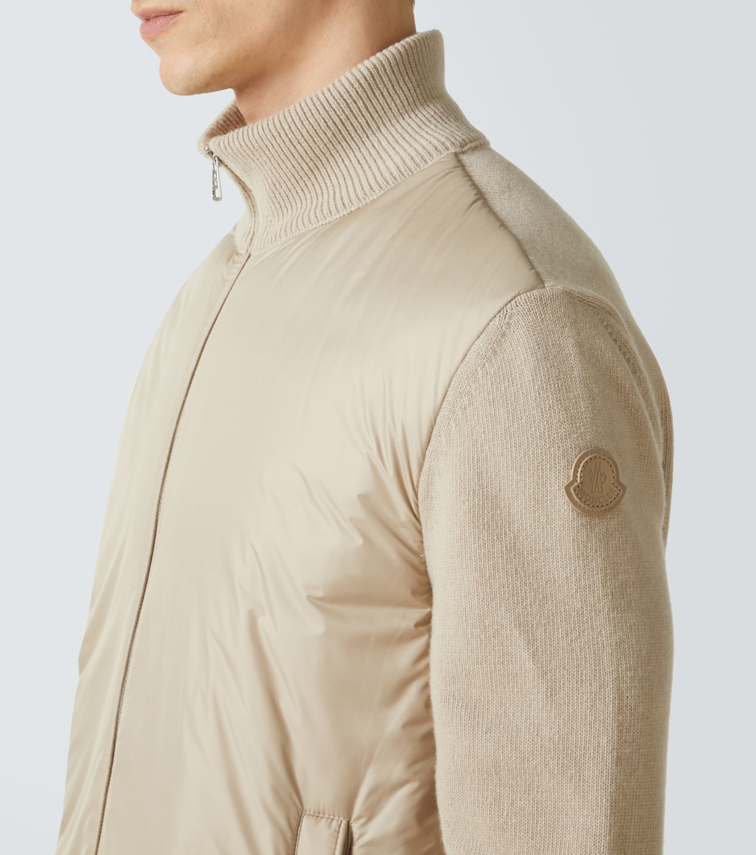 Wool and cashmere-trimmed jacket | Moncler