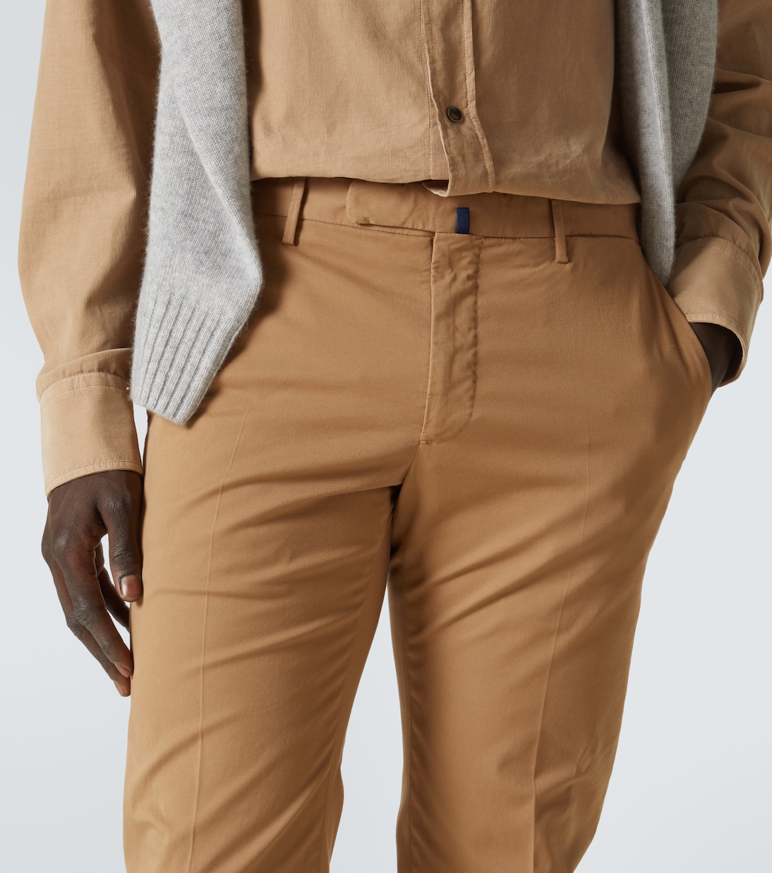 Pantaloni chino in misto cotone | Incotex