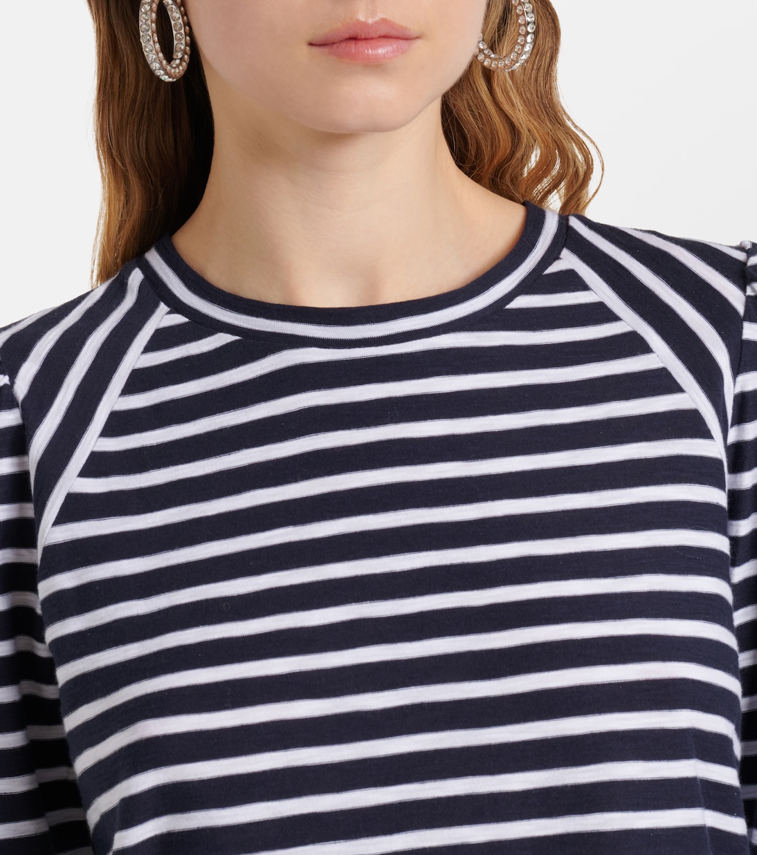Top in jersey di cotone a righe | Veronica Beard