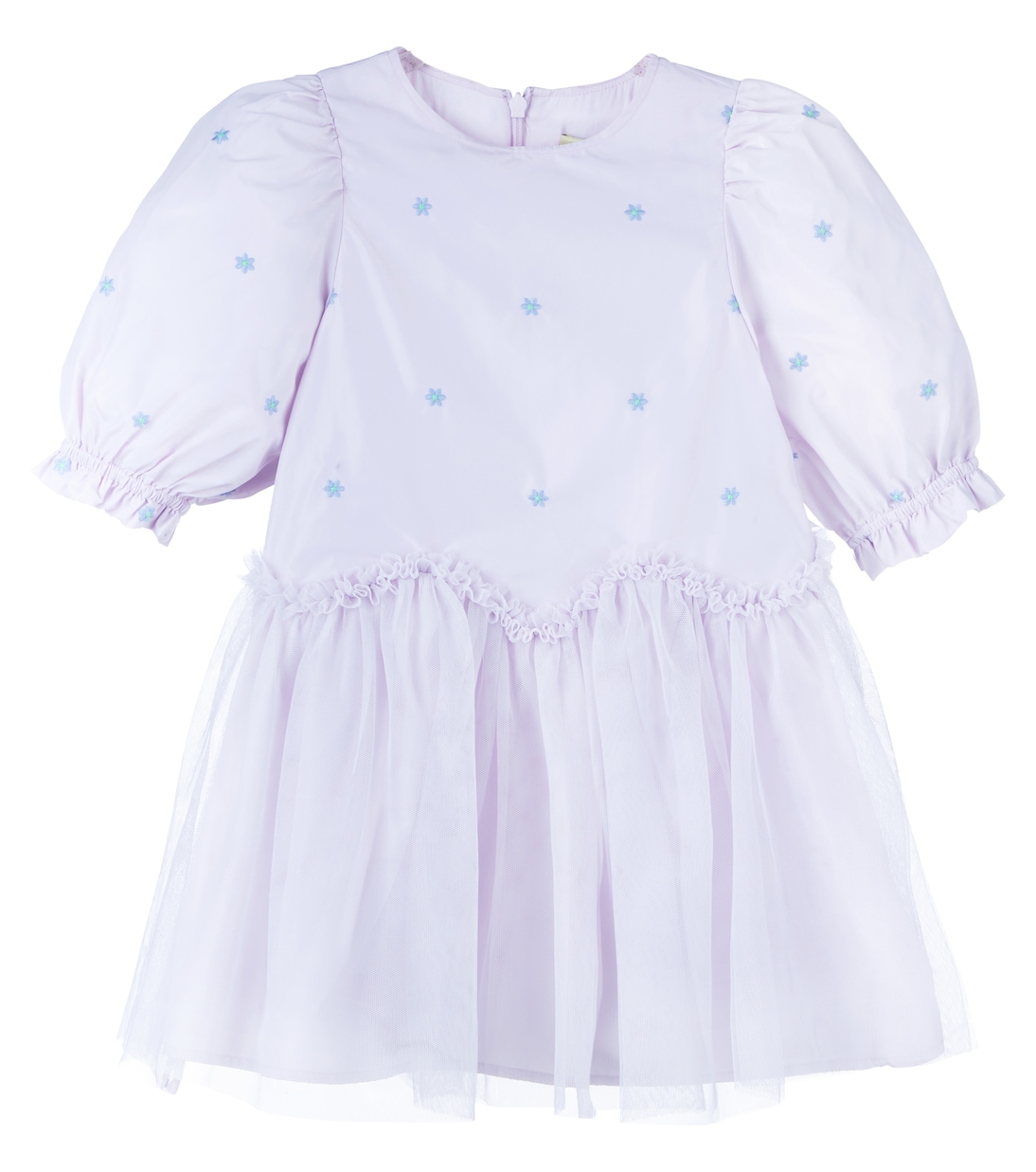 Besticktes Kleid mit Tüll | Stella McCartney Kids