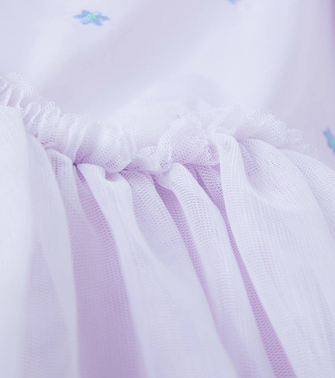 Besticktes Kleid mit Tüll | Stella McCartney Kids