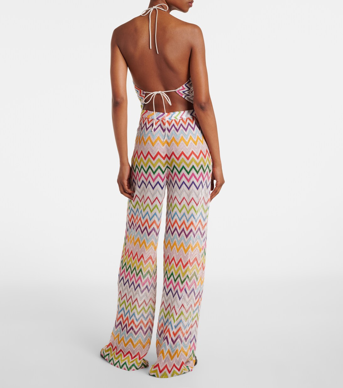 Palazzo-Hose aus Häkelstrick | Missoni