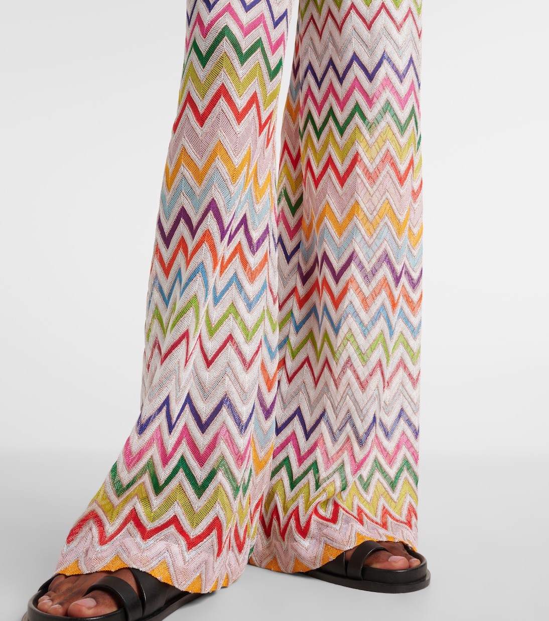 Palazzo-Hose aus Häkelstrick | Missoni