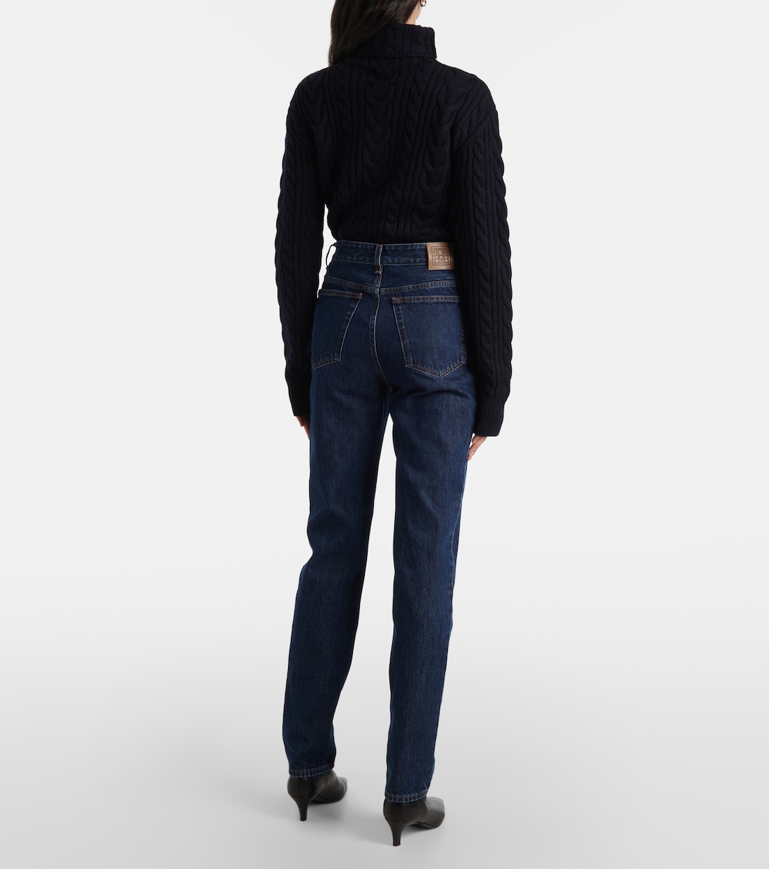 Jeans slim de tiro alto | Toteme
