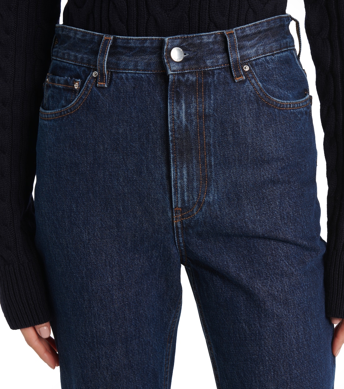 Jeans slim de tiro alto | Toteme