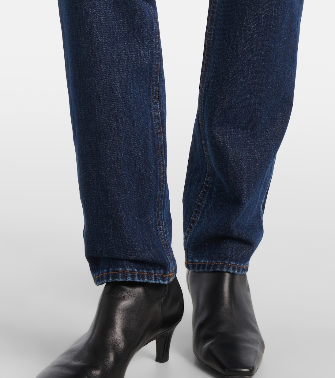 Jeans slim de tiro alto | Toteme
