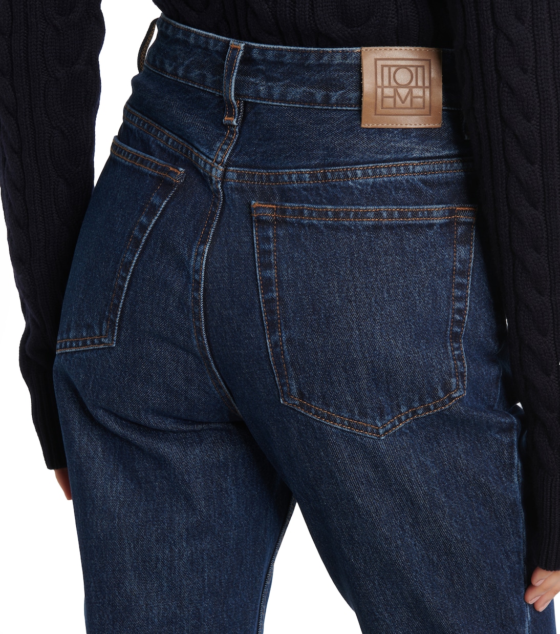 Jeans slim de tiro alto | Toteme