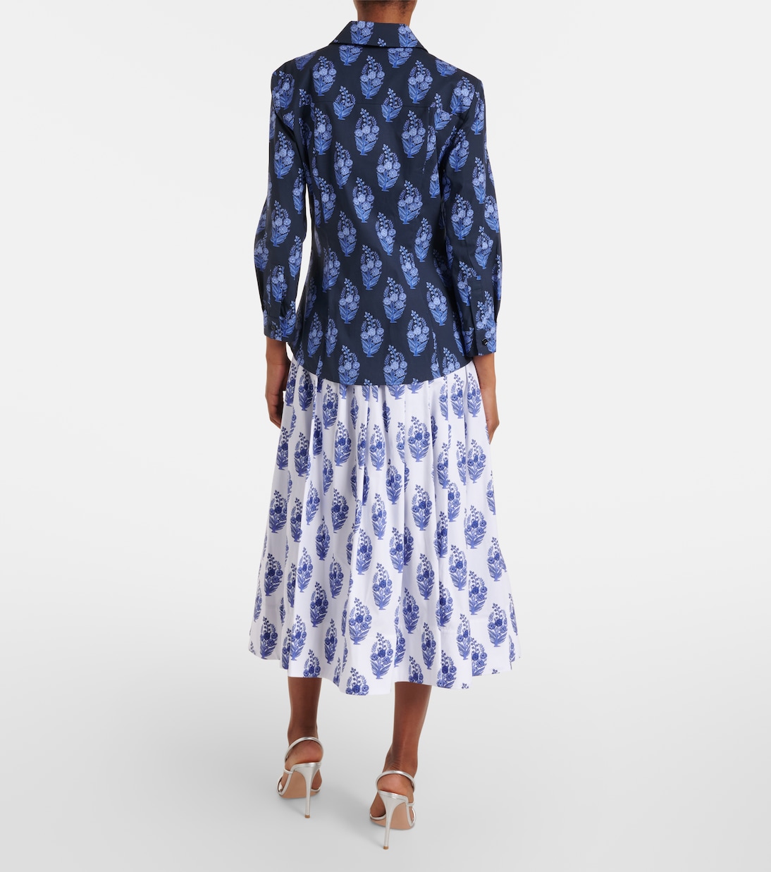 Camicia Icon in misto cotone con stampa | Carolina Herrera