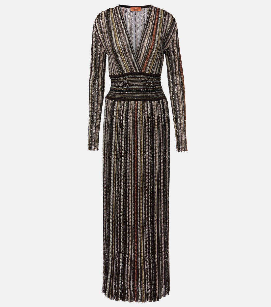 Sequined striped gown | Missoni