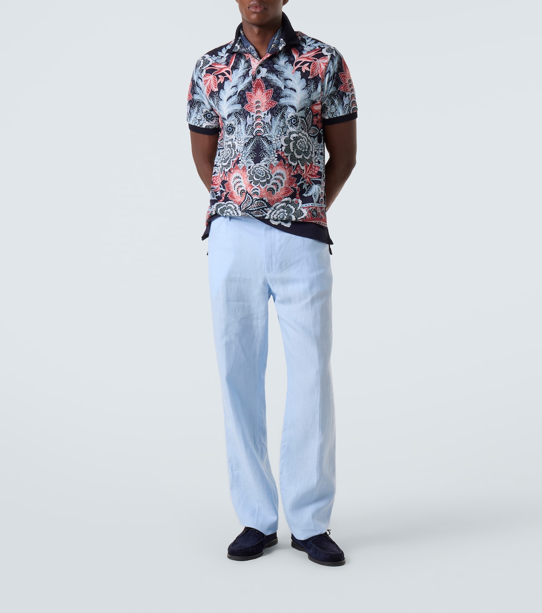 Paisley cotton piqué polo shirt | Etro