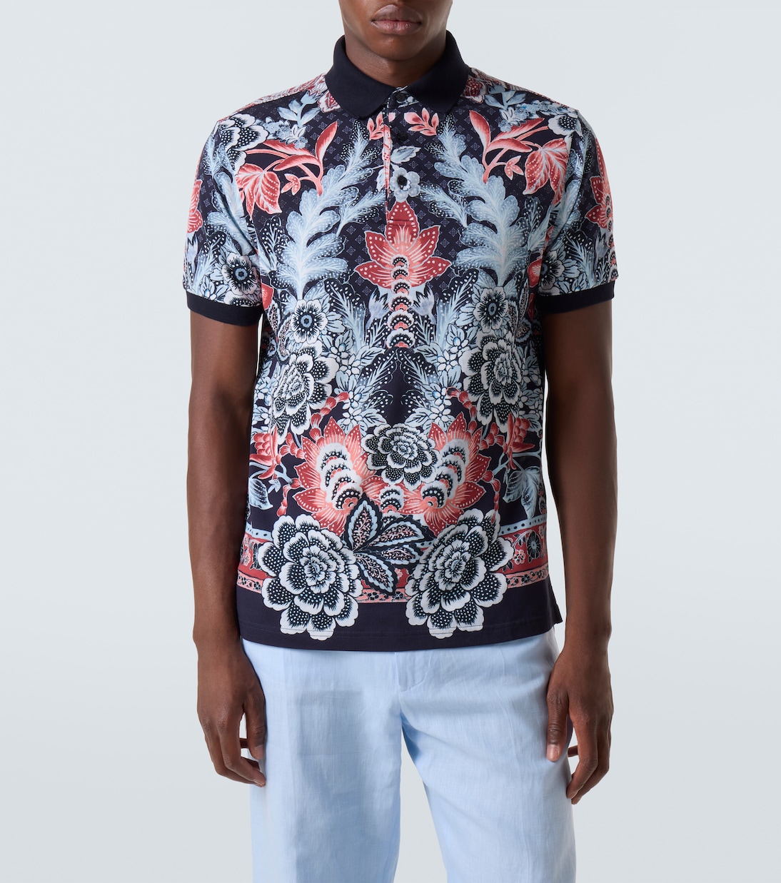 Paisley cotton piqué polo shirt | Etro