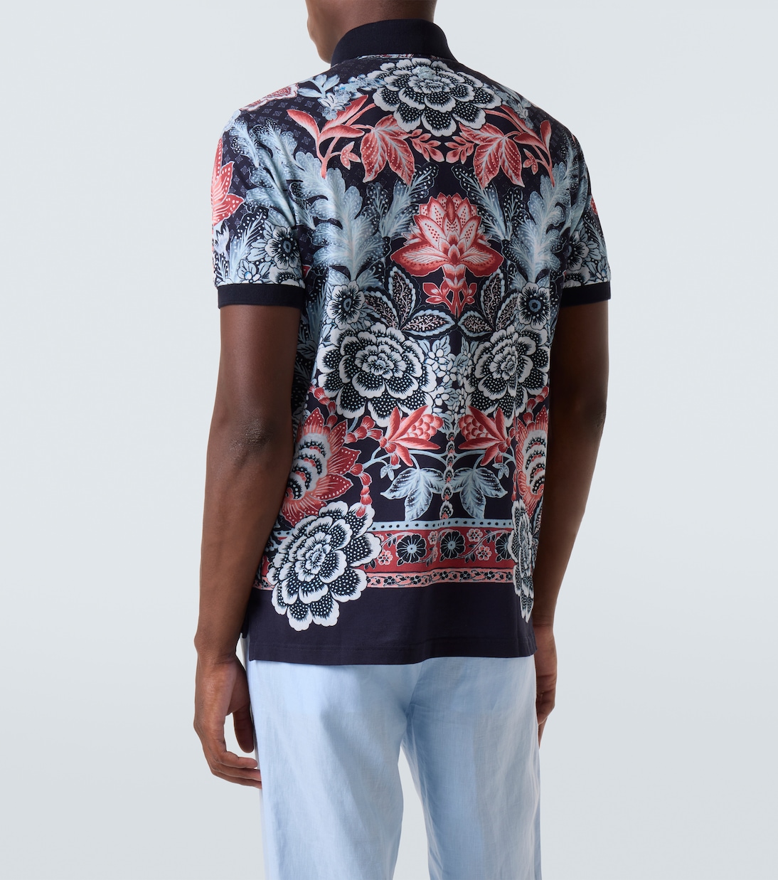 Paisley cotton piqué polo shirt | Etro