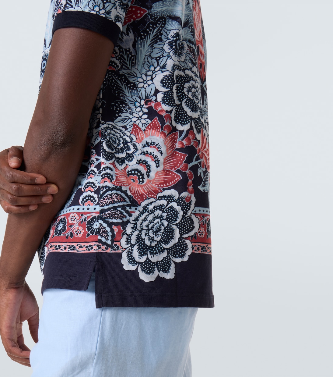 Paisley cotton piqué polo shirt | Etro