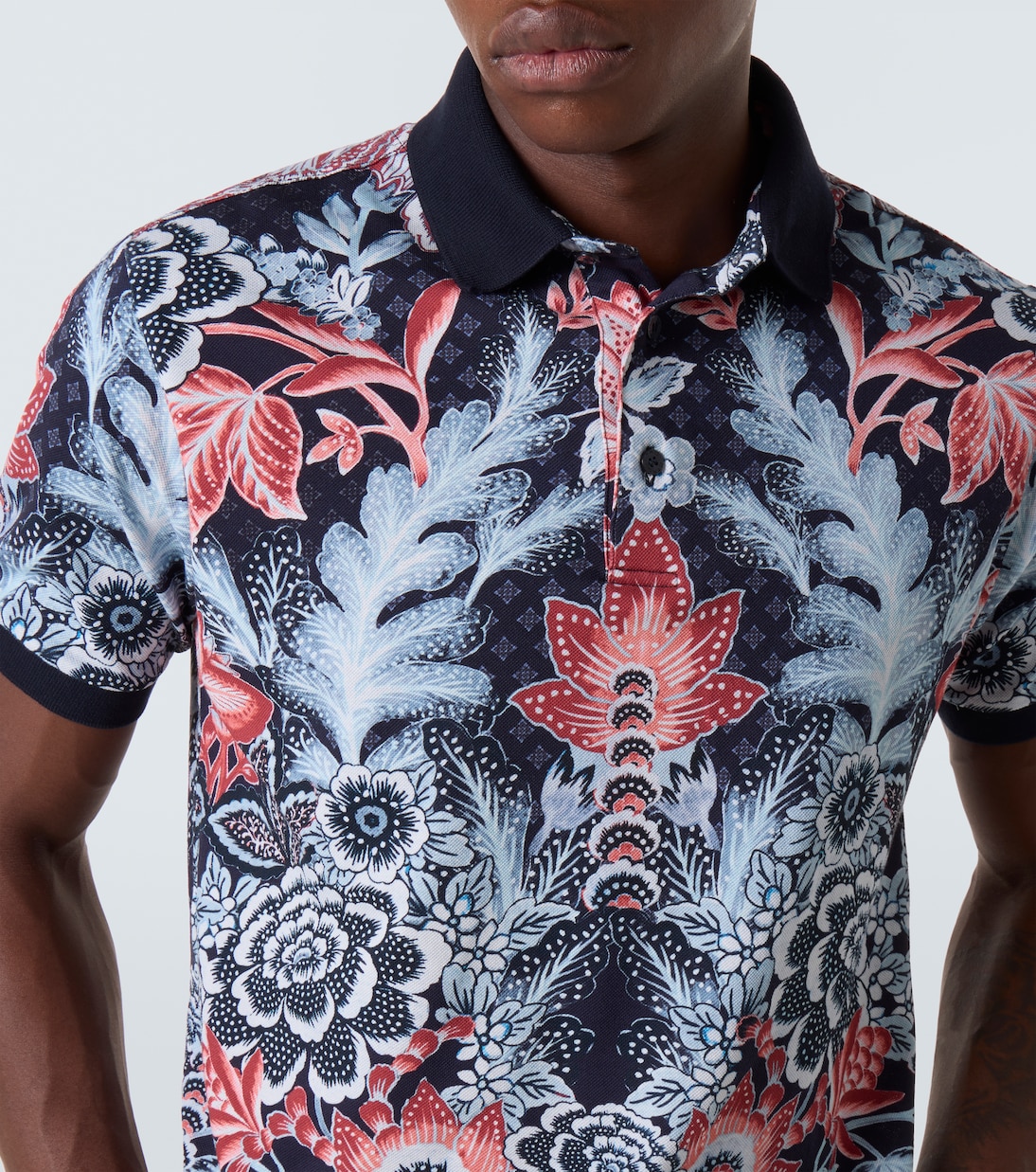 Paisley cotton piqué polo shirt | Etro