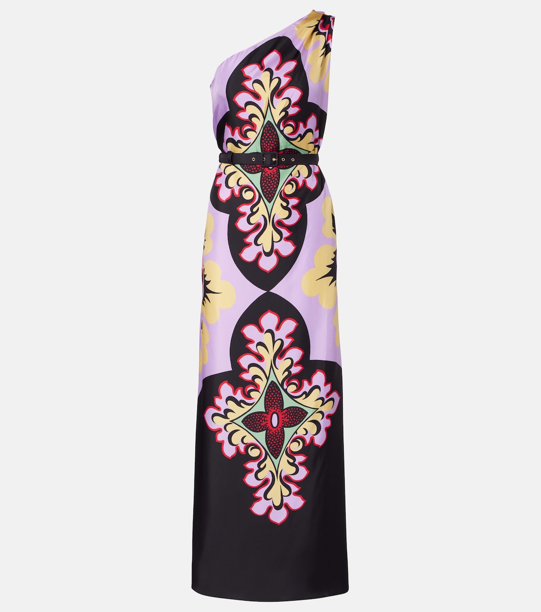 Roy printed silk twill maxi dress | La DoubleJ