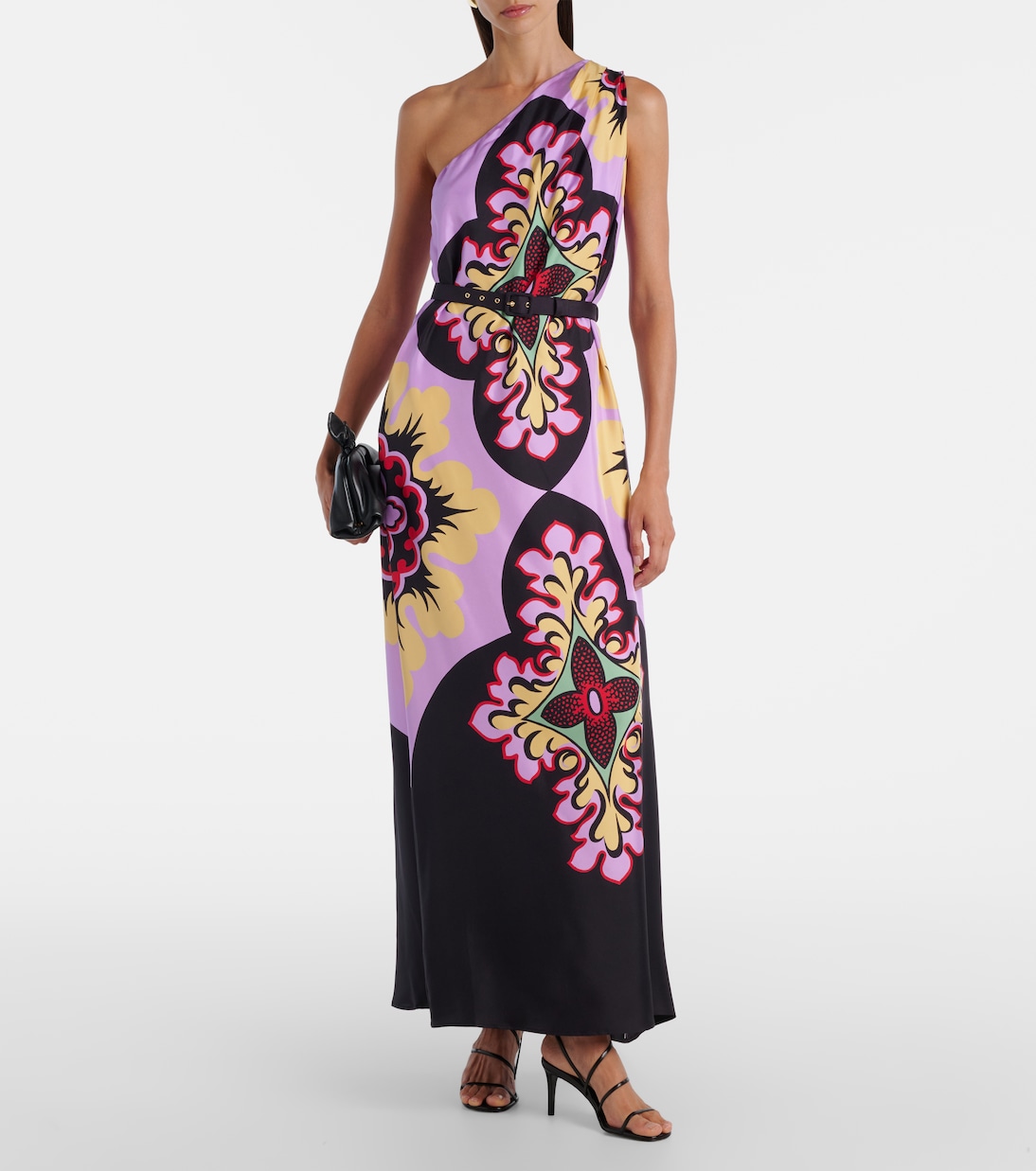 Roy printed silk twill maxi dress | La DoubleJ