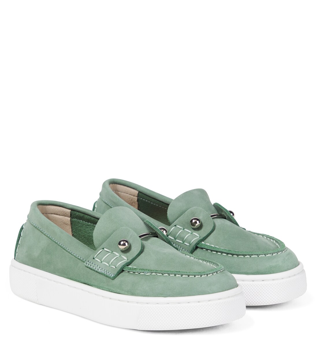 Chaussures bateau Chambelikid en cuir | Christian Louboutin Kids