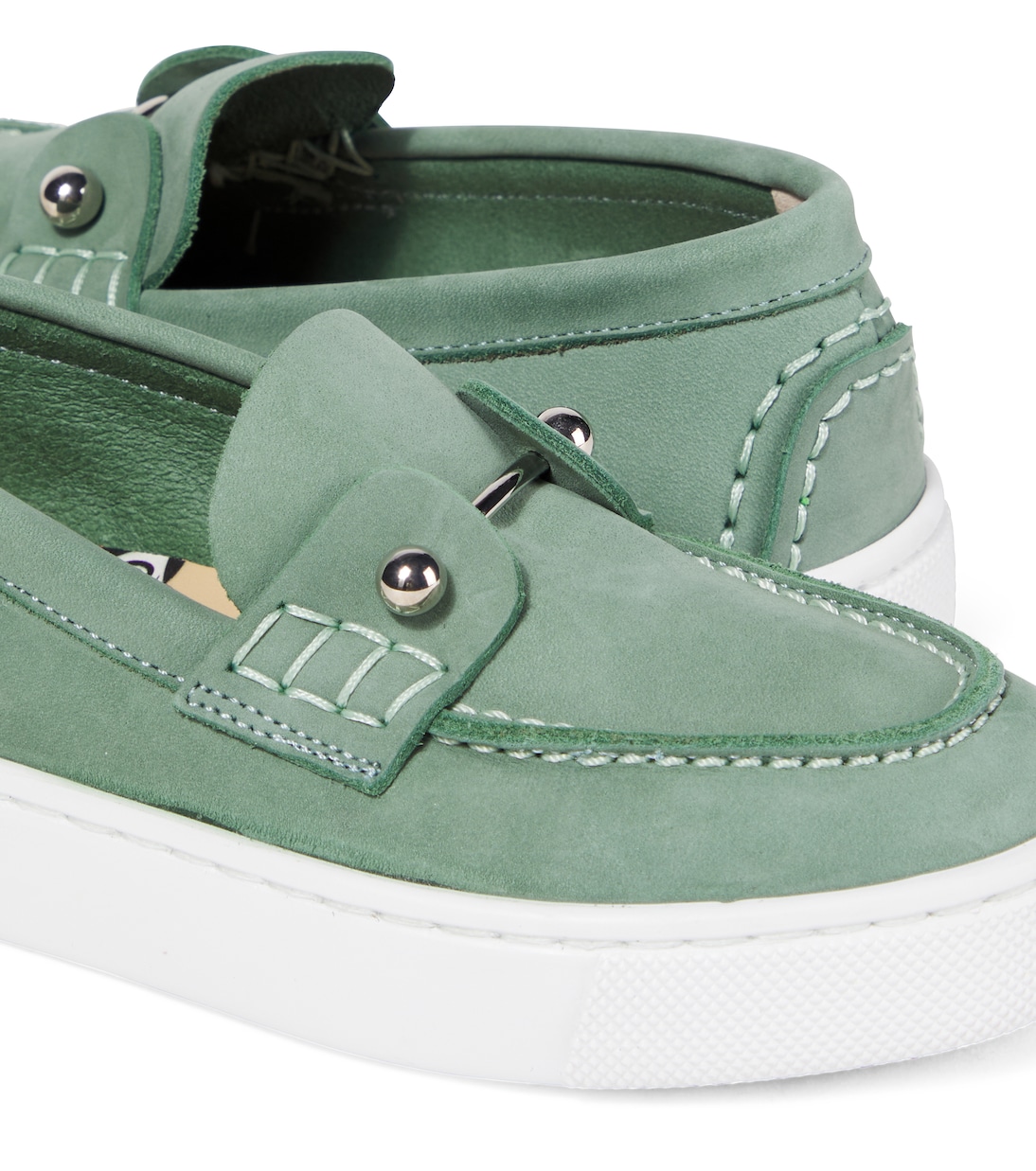 Chaussures bateau Chambelikid en cuir | Christian Louboutin Kids