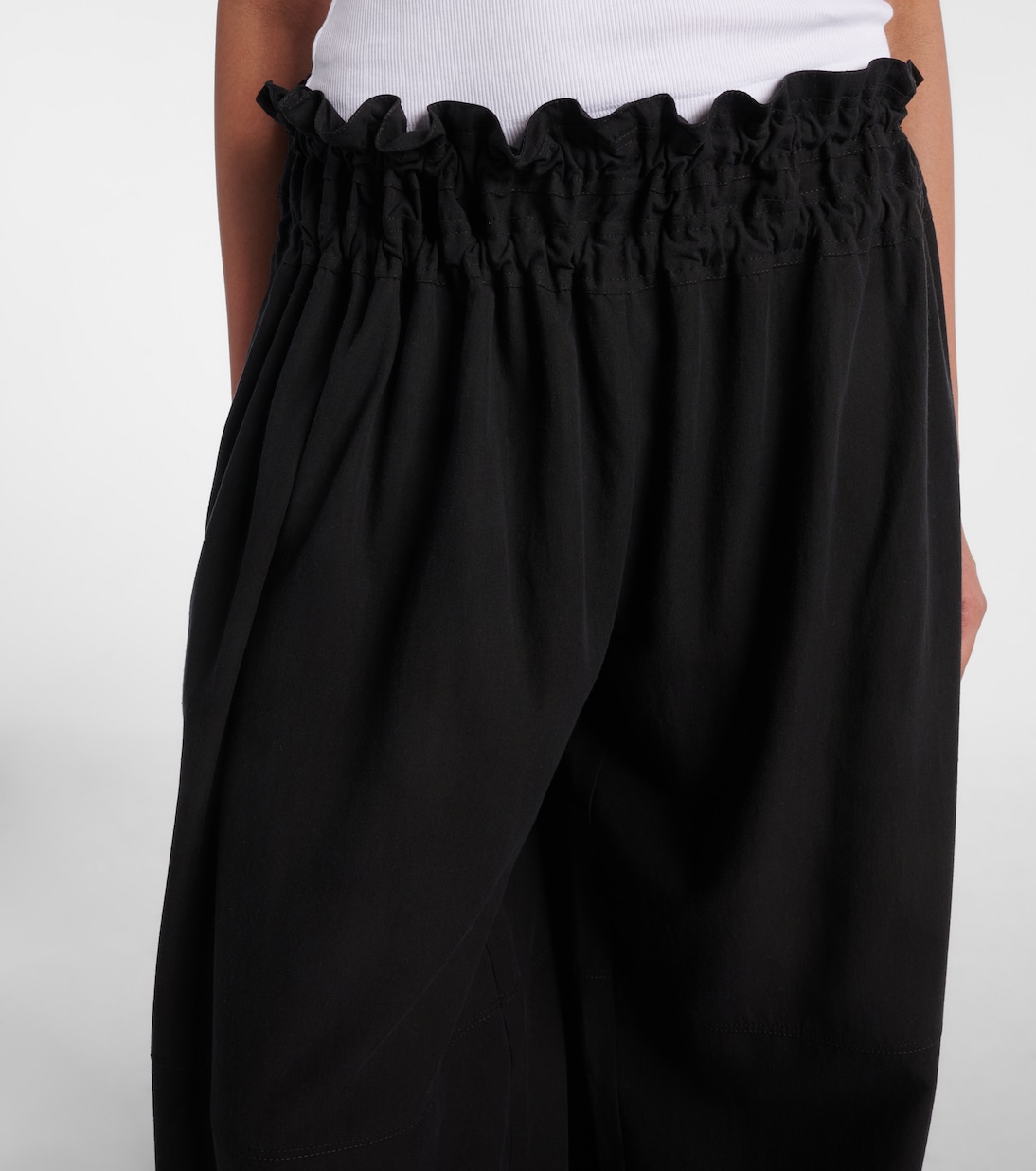 Pantaloni a gamba larga e vita media | Loewe