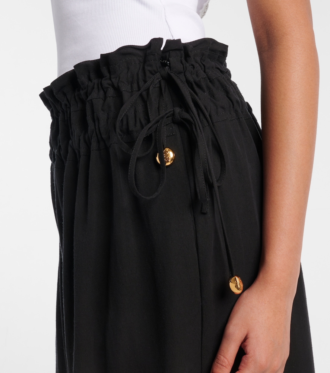 Pantaloni a gamba larga e vita media | Loewe