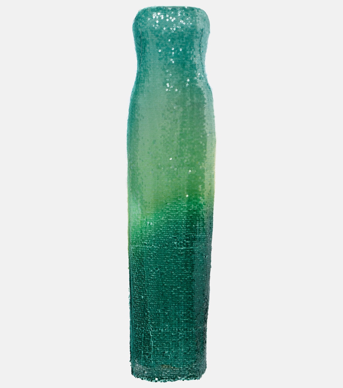 Translucent sequined semi-sheer gown | Simkhai
