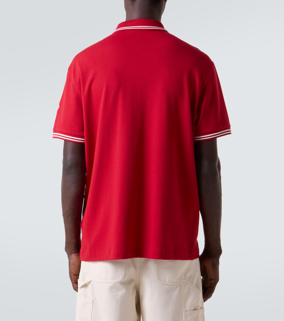 Logo cotton piqué polo shirt | Moncler
