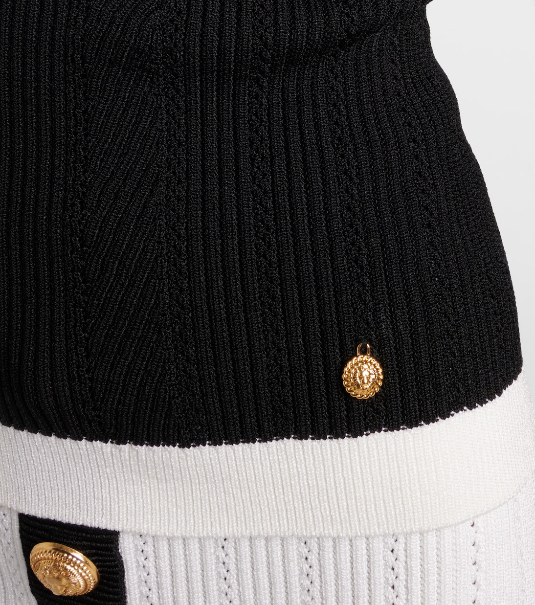 Ribbed-knit top | Balmain