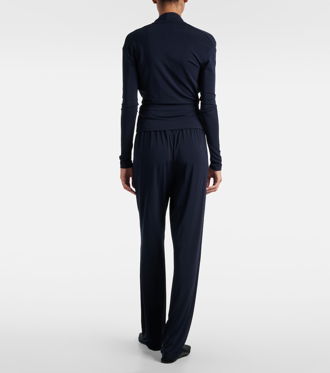 Fina draped jersey top | Tove