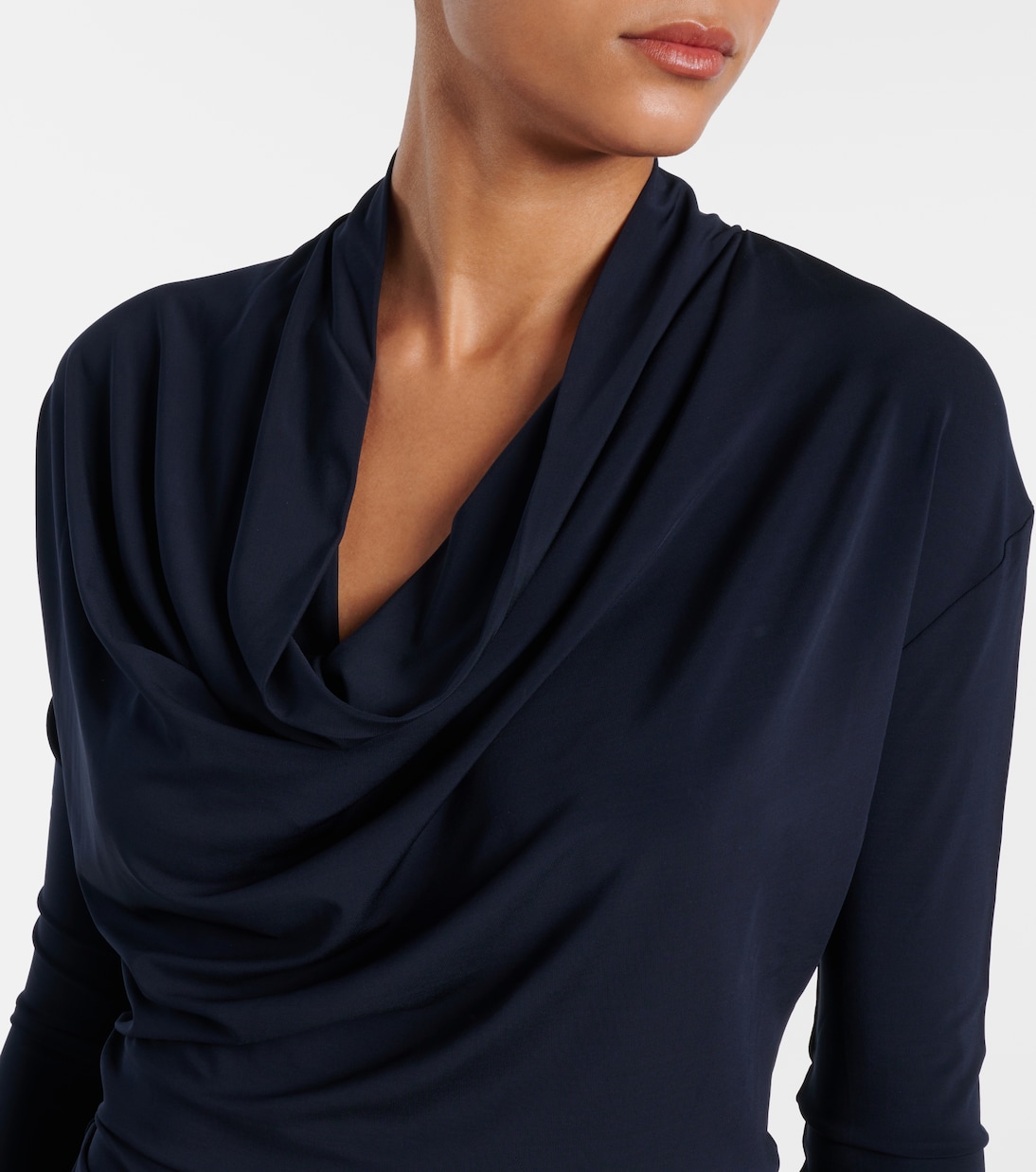 Fina draped jersey top | Tove