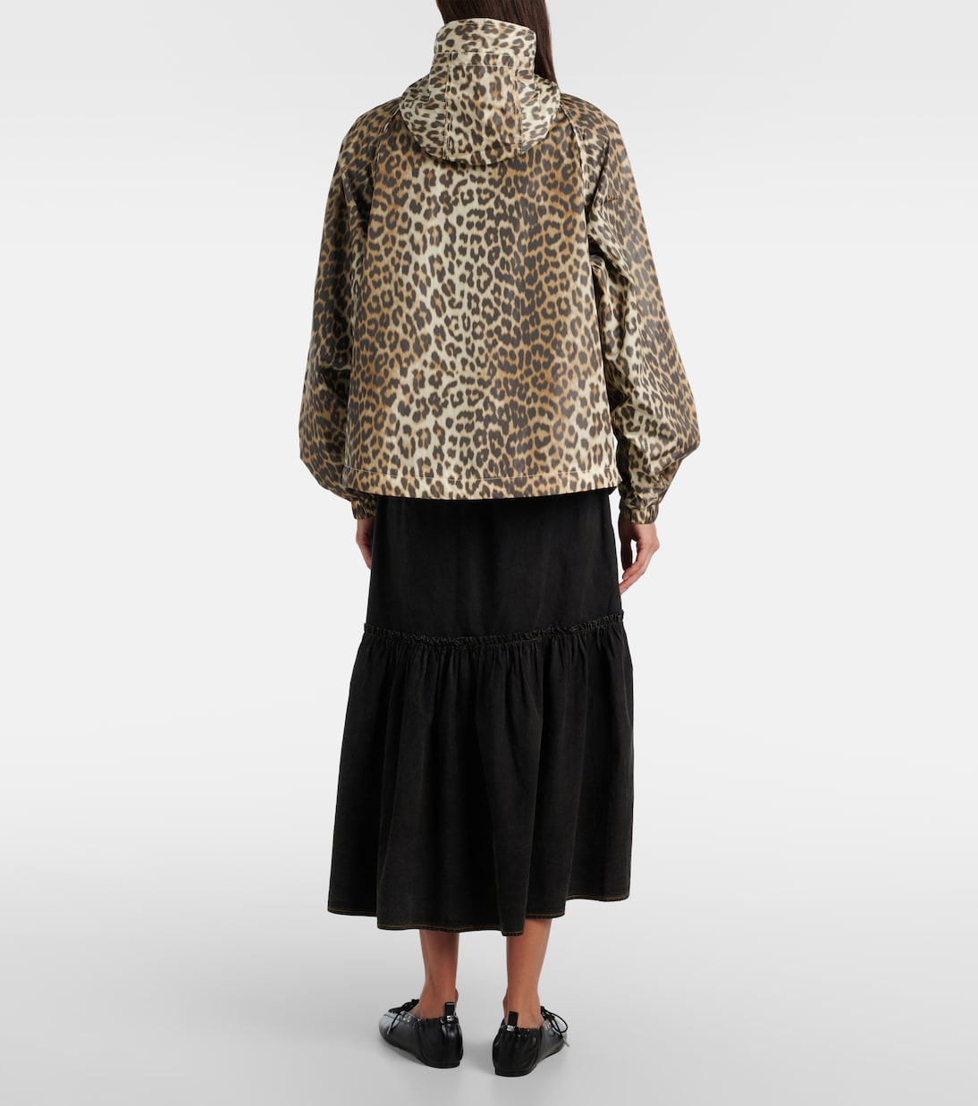 Leopard-print jacket | Ganni