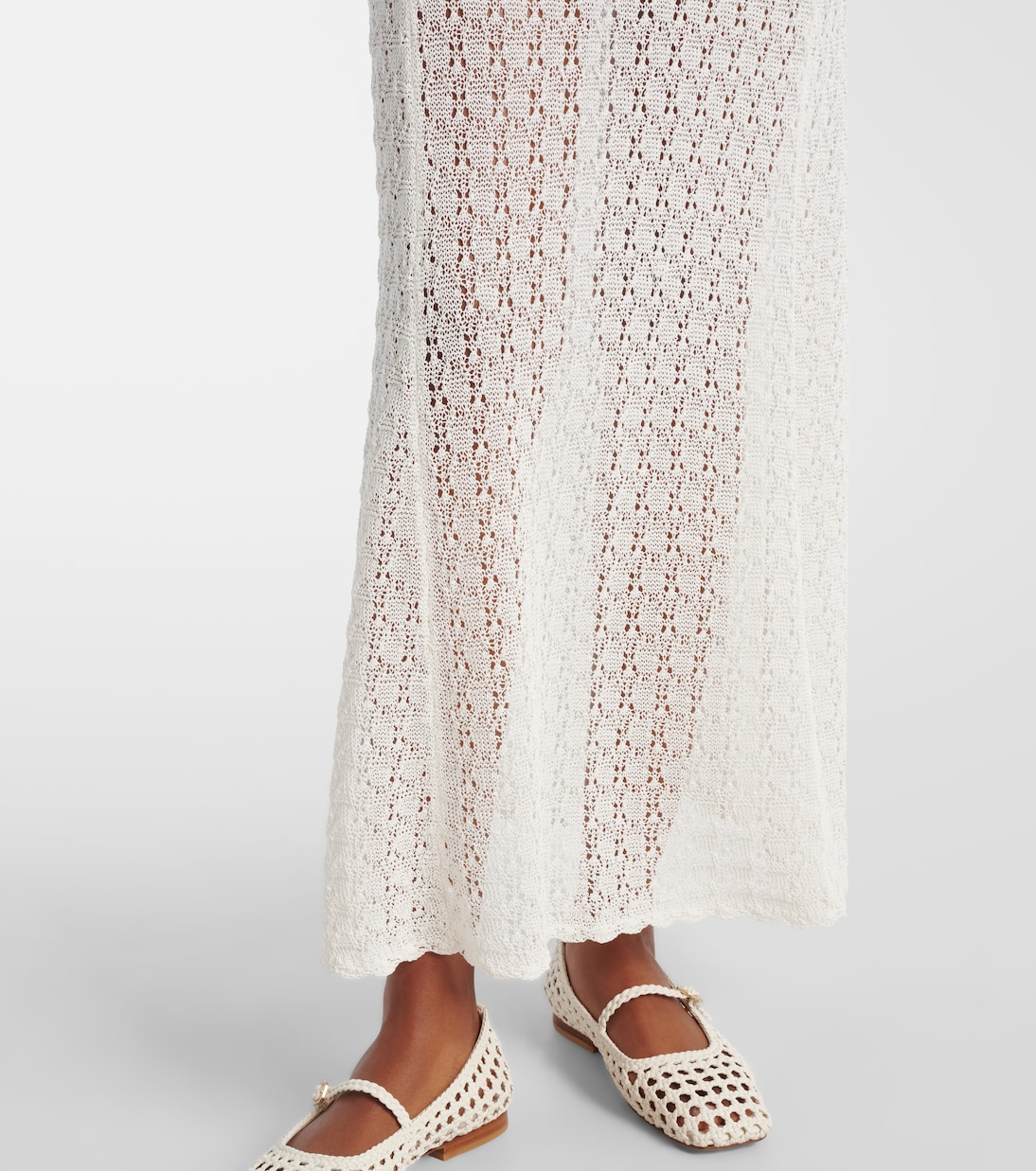 Crochet maxi skirt | Ganni