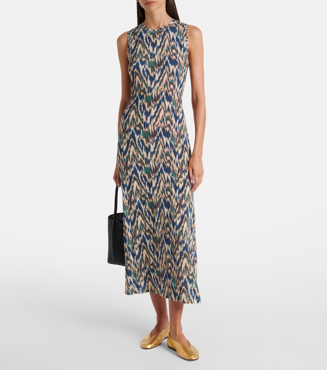 Orla printed jersey midi dress | Ulla Johnson