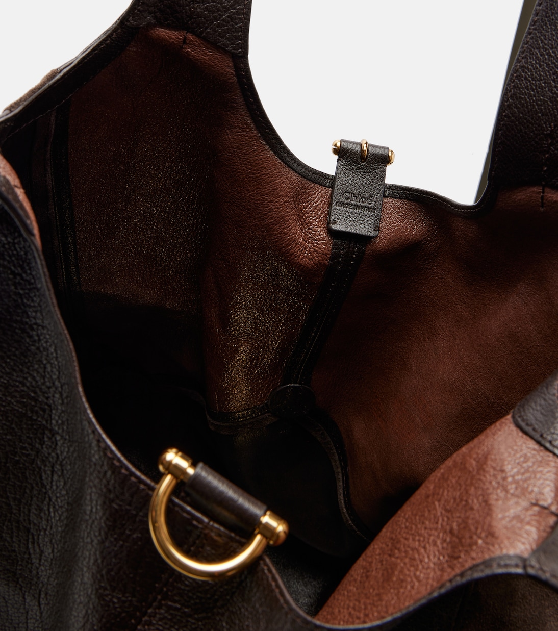 Schultertasche Chloé Balloon Medium aus Leder | Chloé
