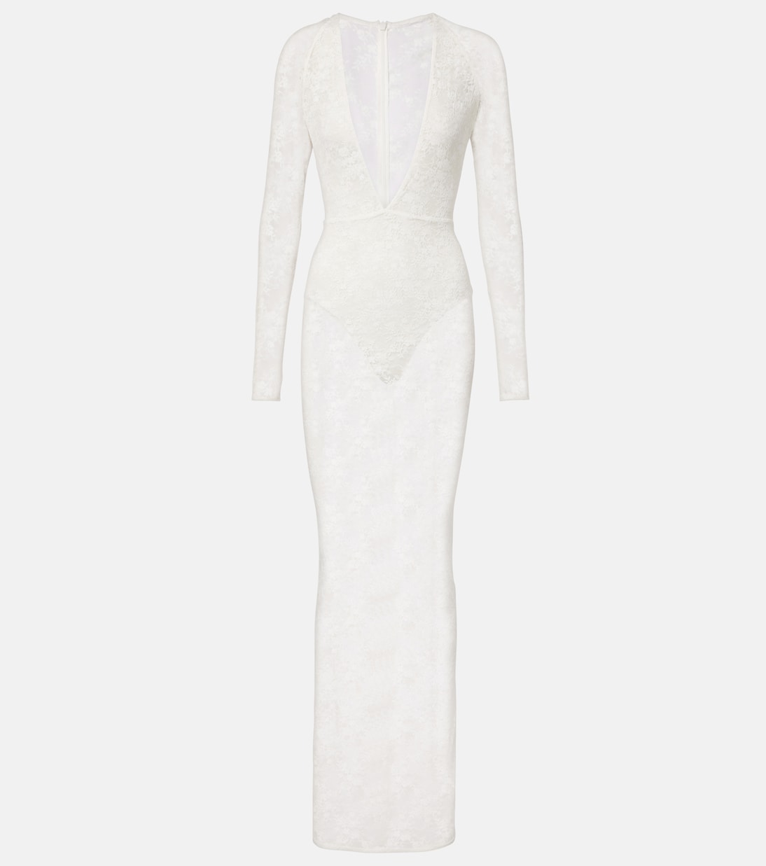 Bridal sheer lace gown | Alex Perry