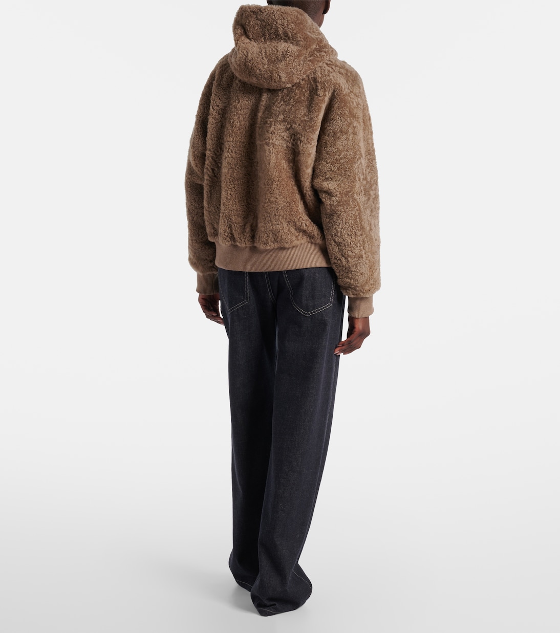 Shearling and cashmere jacket | Brunello Cucinelli