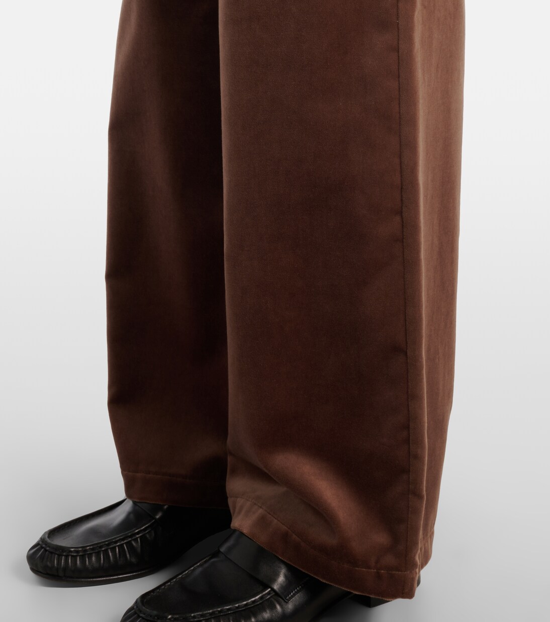 Pantaloni a gamba larga in velluto di cotone | 'S Max Mara