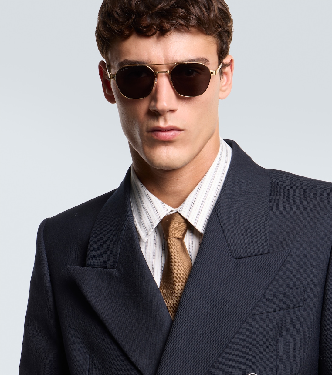 Santos De Cartier aviator sunglasses | Cartier Eyewear Collection