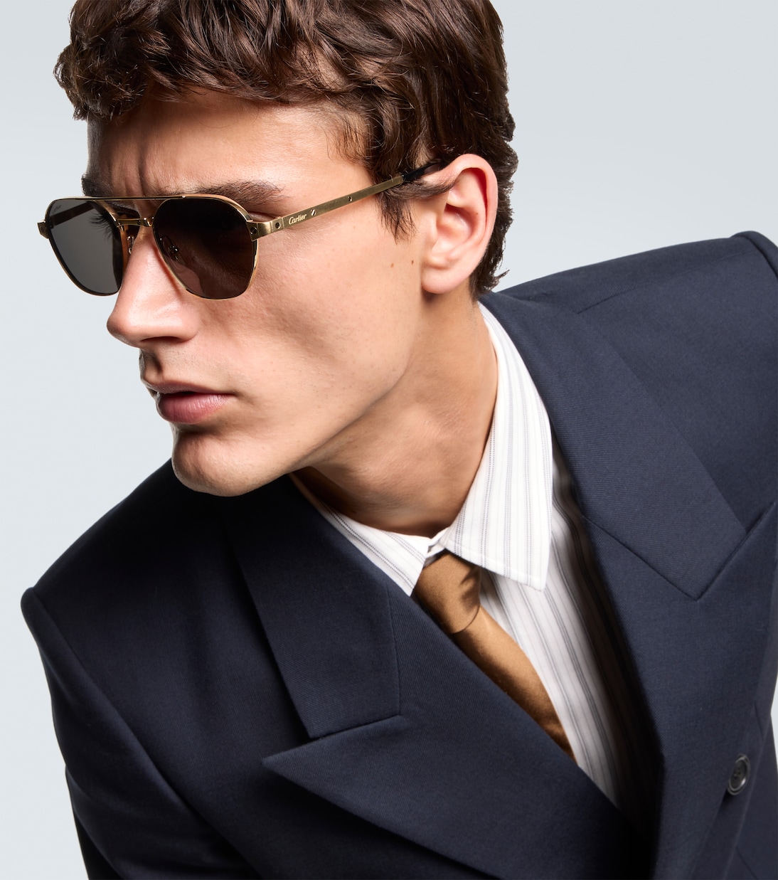 Santos De Cartier aviator sunglasses | Cartier Eyewear Collection