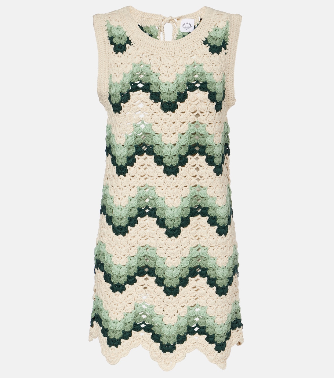 Vestido corto Tidal Sandrine de croché de algodón | The Upside