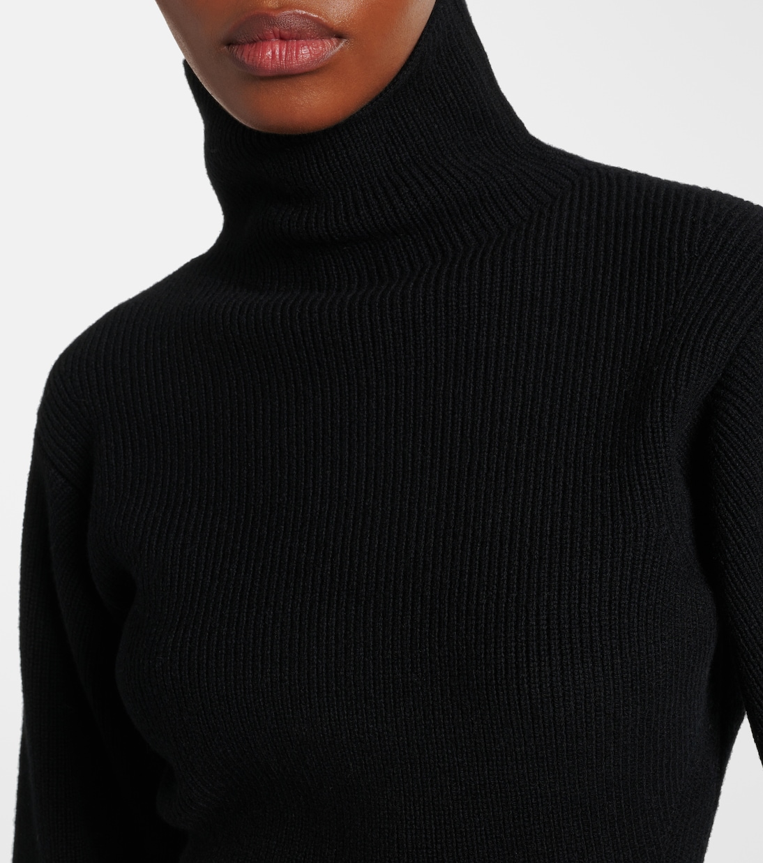 Turtleneck wool and cashmere top | Róhe