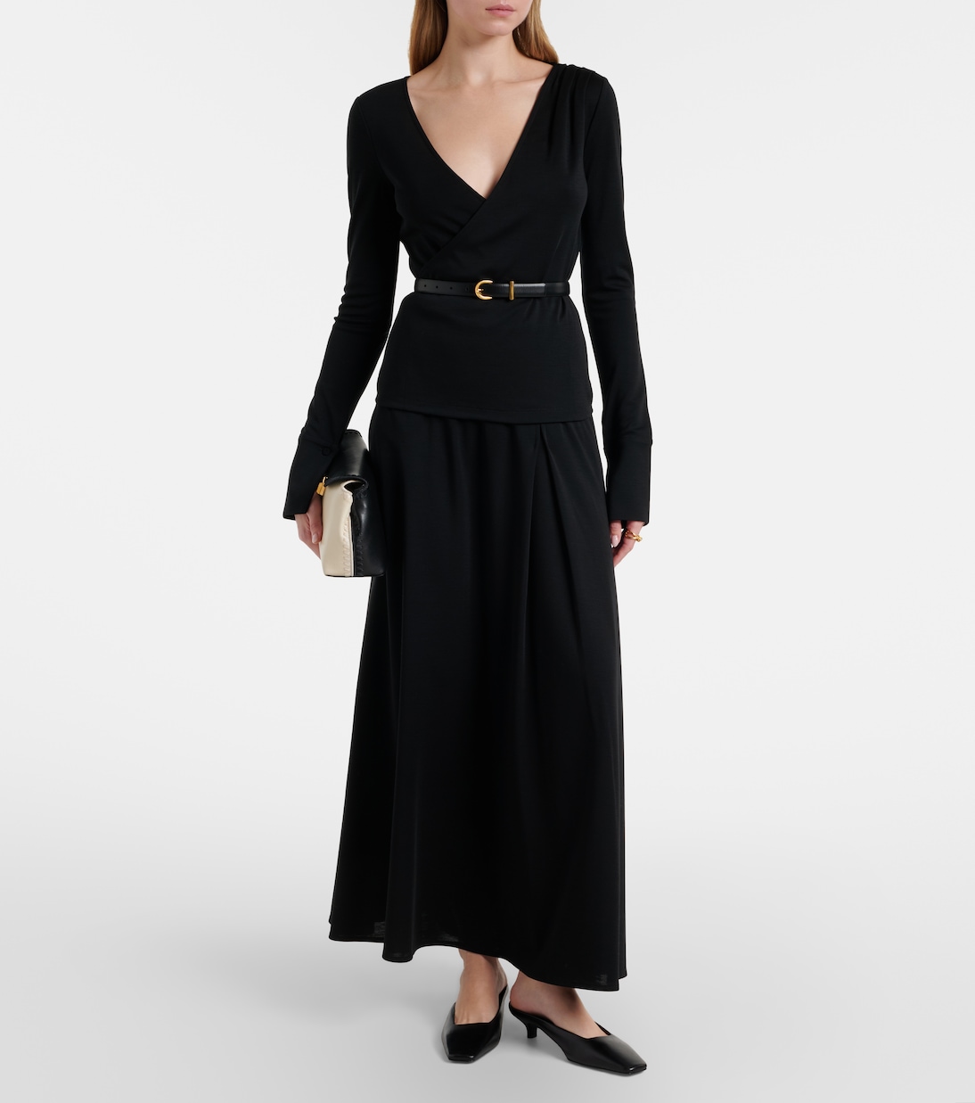 Adagio virgin wool wrap top | Max Mara